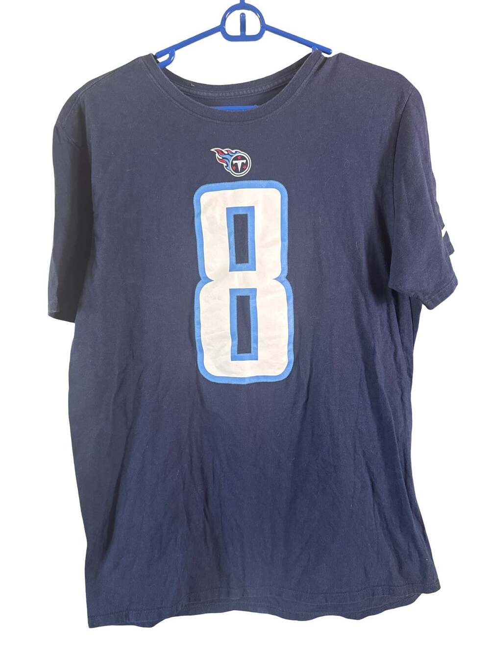 Nike Tennessee Titans Marcus Mariota #8 T-Shirt Size L Navy Athletic Cut
Youth